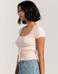 RSQ Womens Ribbon Rib Sweater image number 3