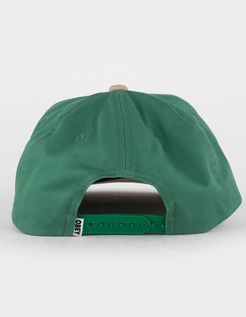 OBEY Benny 6 Panel Mens Snapback Hat image number 2