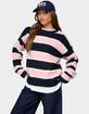 EDIKTED Conrad Striped Knit Sweater image number 1