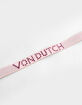 VON DUTCH Logo Rhinestones Womens 35mm Belt image number 2