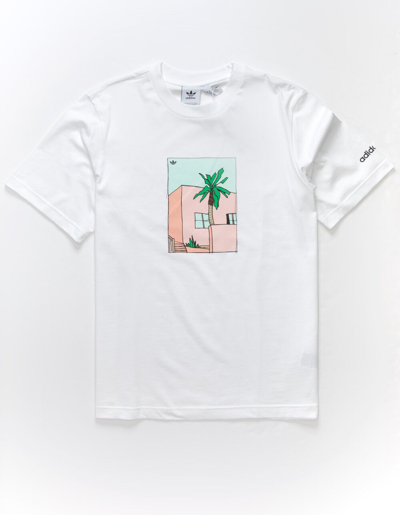 ADIDAS Hand Drawn Mens T-Shirt image number 0