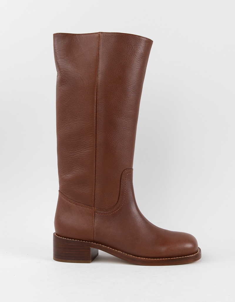 STEVE MADDEN Riggs Womens Leather Boots image number 0