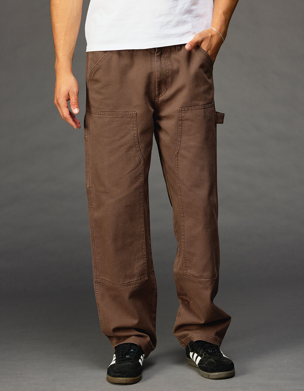 RSQ Mens Straight Twill Utility Pants - CHOCOLATE | Tillys