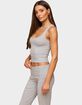 EDIKTED Linda Ribbed Scoop Neck Tank Top image number 2