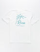 RVCA Tropicale White Boys T-Shirt image number 2