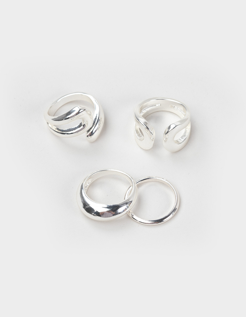 FULL TILT 4 Pack Chunky Rings image number 0