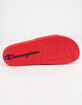 CHAMPION IPO Red Mens Slide Sandals image number 5