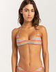 FULL TILT Sparkle Stripe Bralette Bikini Top image number 1