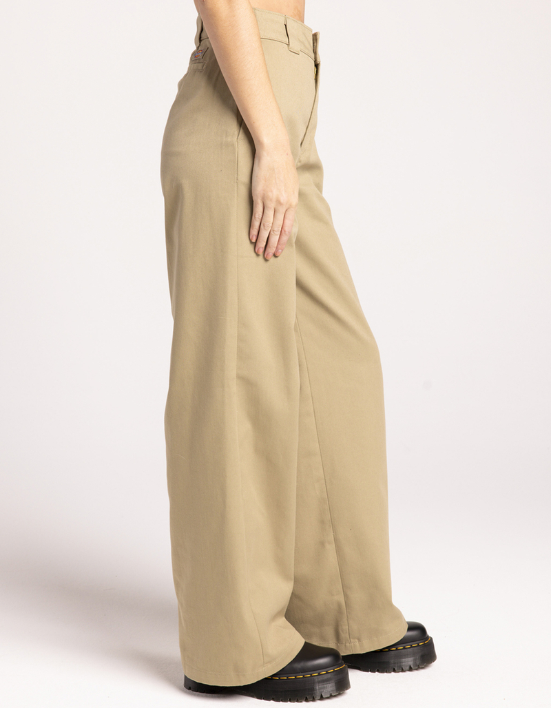DICKIES Womens Wide Leg Work Pants image number 1