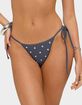 EDIKTED Janina Studded String Bikini Bottoms image number 1