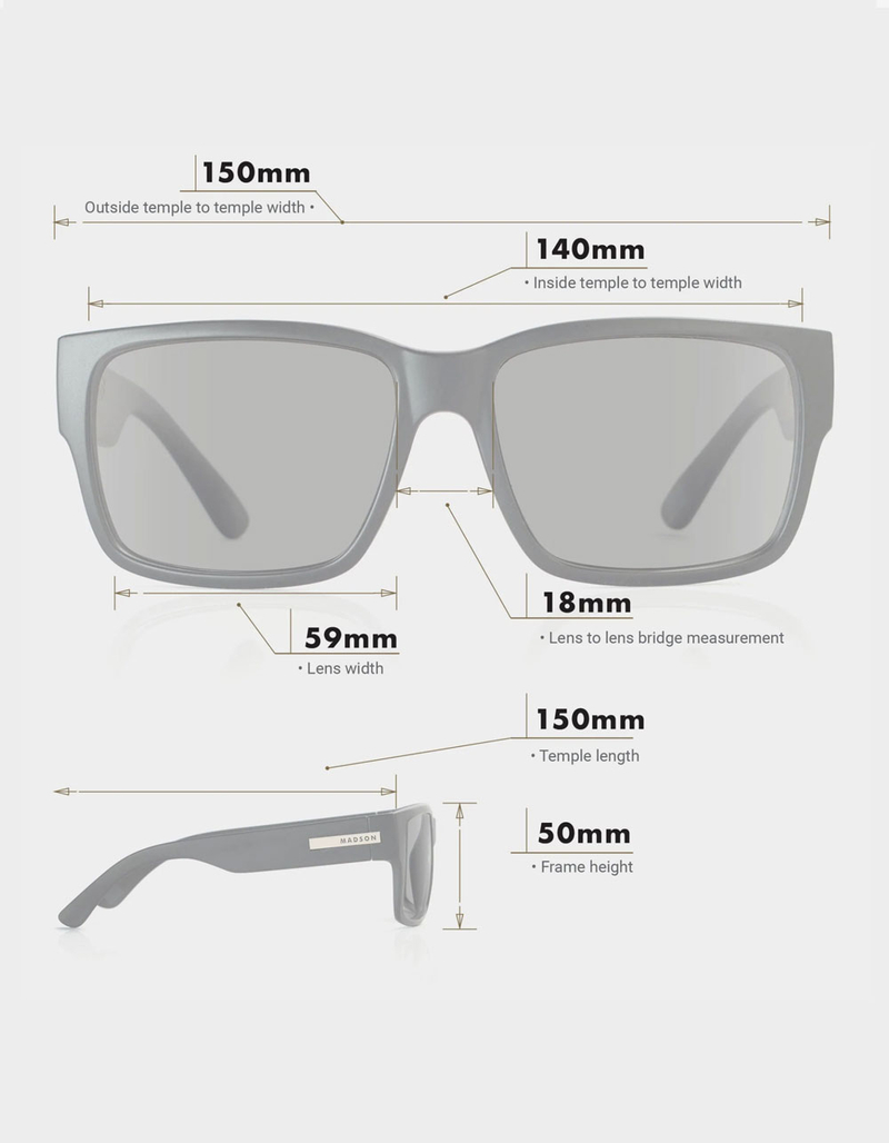 MADSON x Social Distortion Classico Polarized Sunglasses image number 6