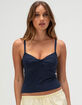 TILLYS Butter Soft Double Layer Womens Twist Cami image number 1