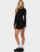 EDIKTED Annyah Long Sleeve Mini Dress image number 2