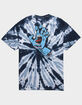 SANTA CRUZ Screaming Hand Tie Dye Mens T-Shirt image number 1
