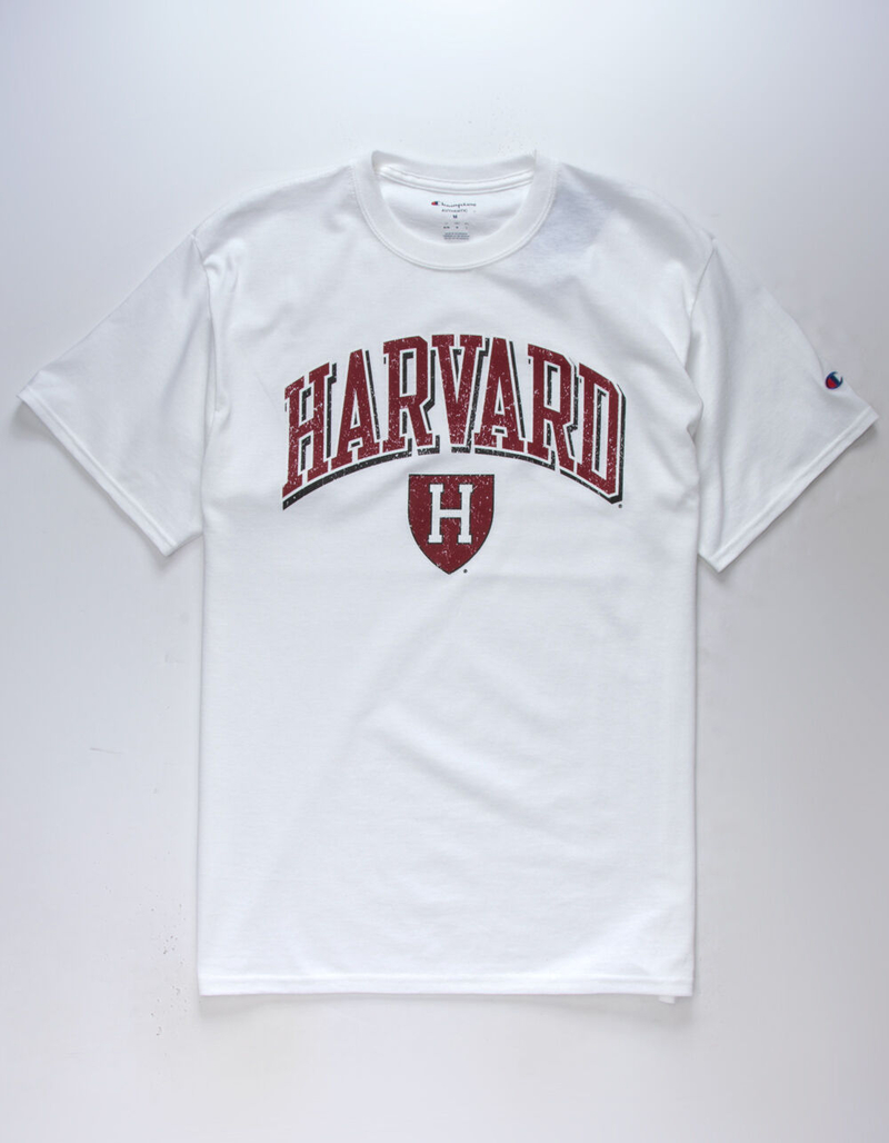CHAMPION Harvard University White Mens T-Shirt image number 0