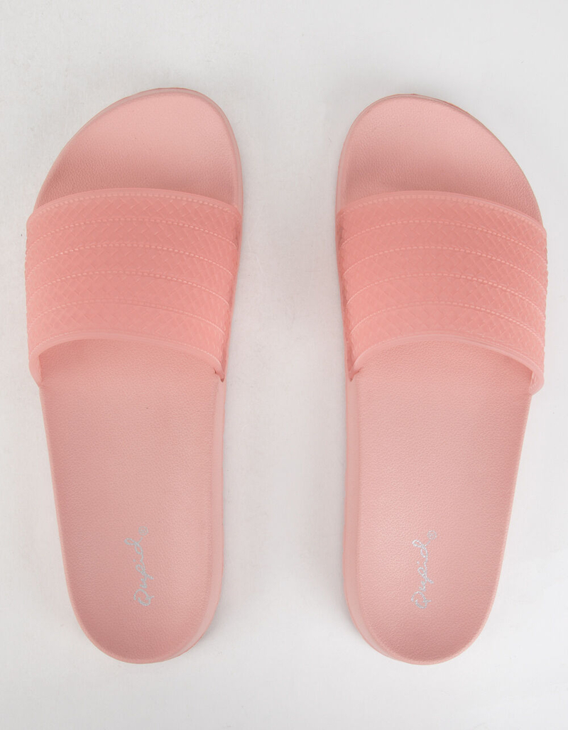 QUPID Frost Womens Pink Slide Sandals image number 4