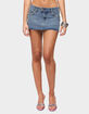 EDIKTED Avielle Studded Denim Micro Skort image number 1
