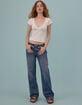 RSQ Womens Low Rise Loose Straight Jeans image number 1