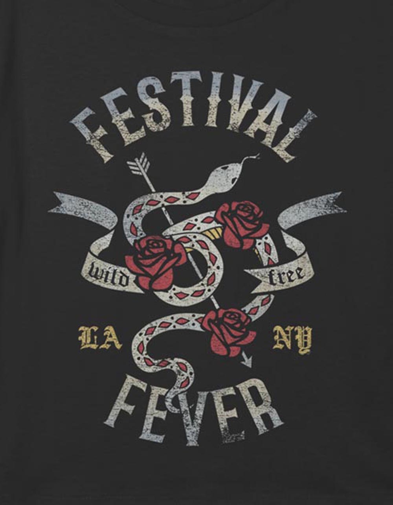 MUSIC Festival Fever Girls Crop Tee image number 1