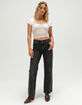 NECTAR CLOTHING Pointelle & Stretch Lace Womens Top image number 2
