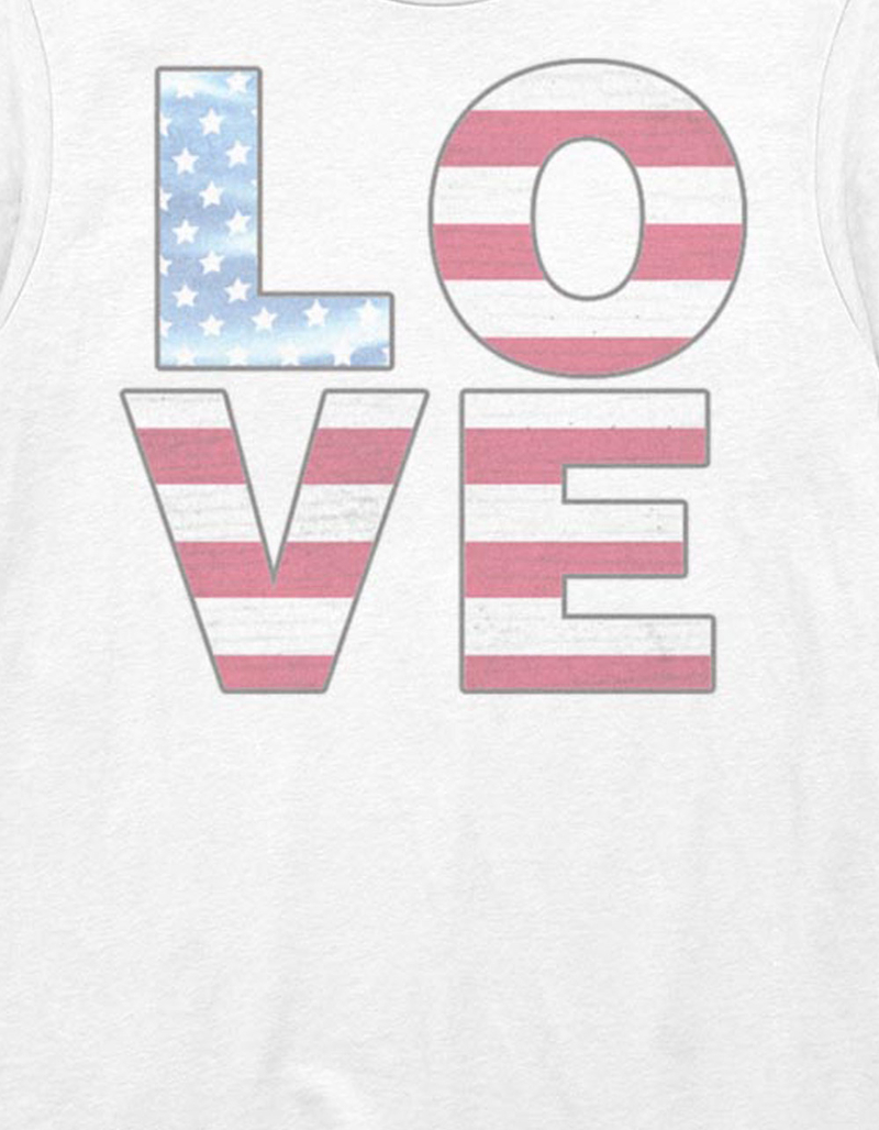 AMERICANA Love Flag Unisex Tee image number 1