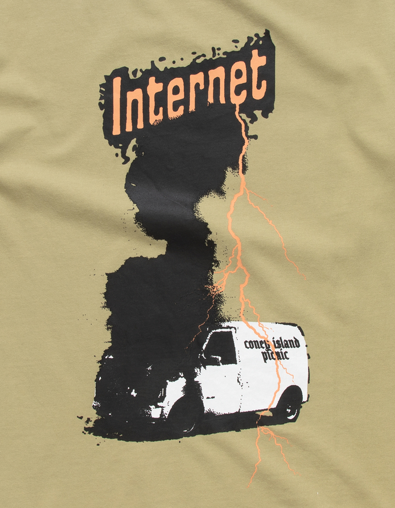 CONEY ISLAND PICNIC Internet Outage Mens Tee image number 1