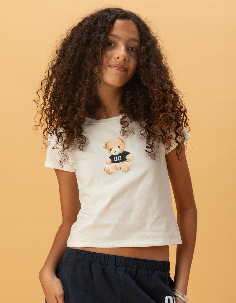 FULL TILT 00 Bear Girls Baby Tee image number 0
