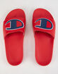 CHAMPION IPO Red Mens Slide Sandals image number 2
