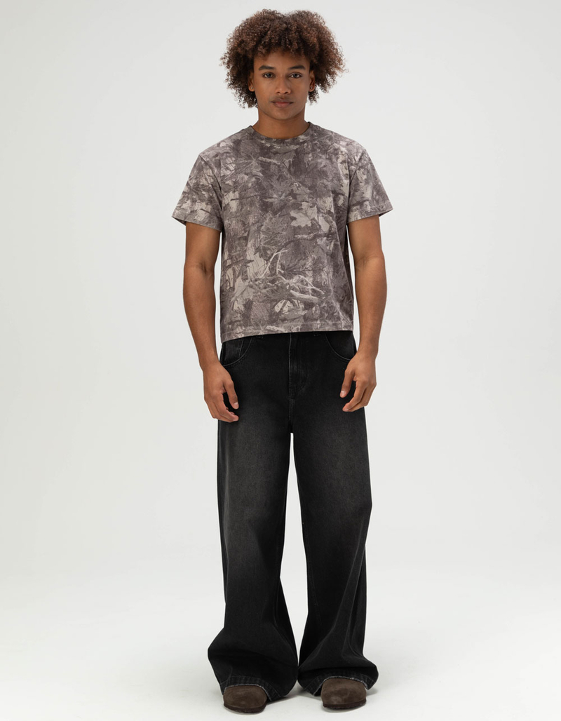RSQ Mens Washed Shrunken Tee image number 1
