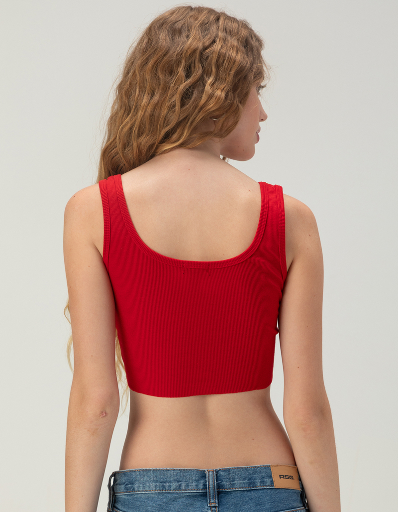 TRUE RELIGION Crystal Womens Ribbed Tank Top image number 3