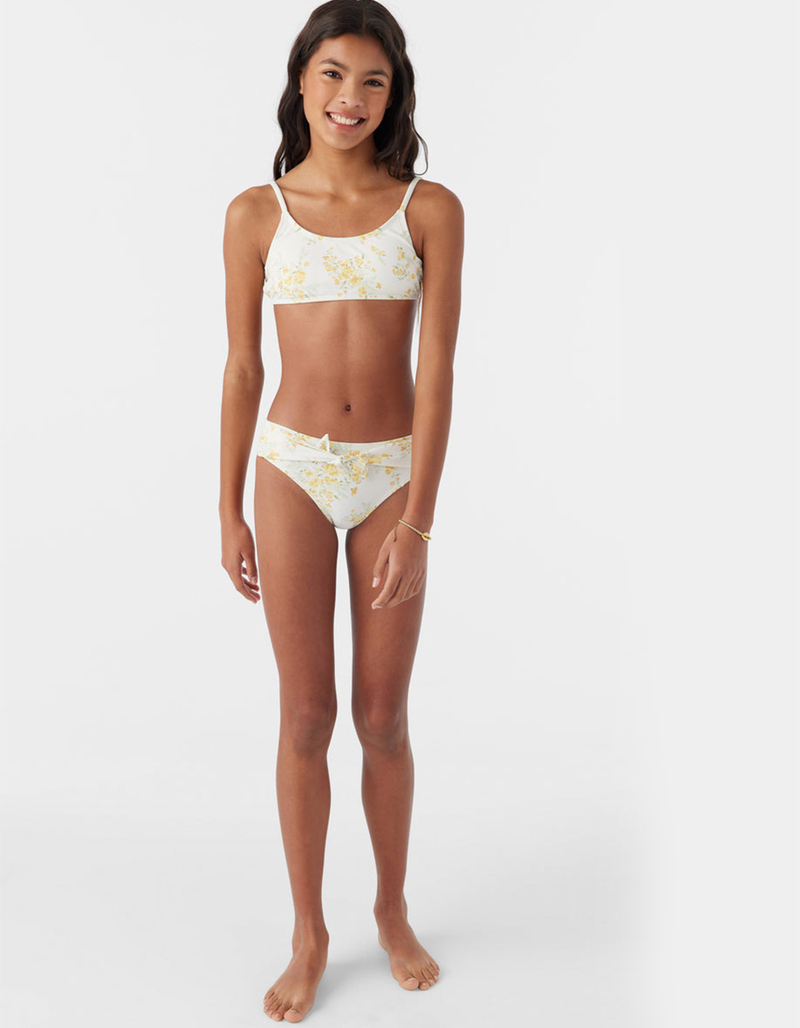 O'NEILL Tatianna Floral Girls Tie Back Bralette Bikini Set image number 2