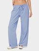 EDIKTED Petite Olivia Striped Loose Fit Pants image number 1