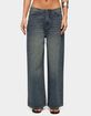 EDIKTED Elia No Waistband Low Rise Baggy Jeans image number 1