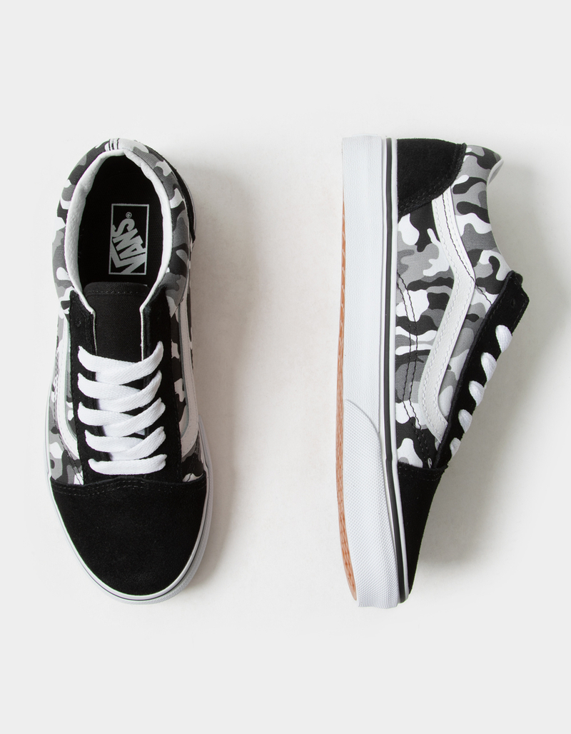VANS Old Skool Juniors Camo Shoes image number 4