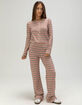 BRIXTON Siesta Stripe Womens Knit Pants image number 1