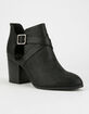 DELICIOUS Cutout Womens Booties image number 1