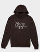 BEACH Palms Outline Unisex Hoodie image number 1