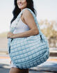 KATYDID Quilted Tote Bag image number 3