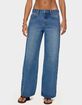EDIKTED Ery Wide Leg Mid Rise Jeans image number 1