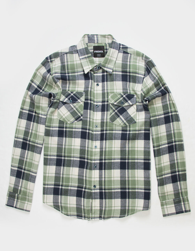 RSQ Mens Plaid Flannel image number 1