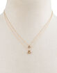 FULL TILT 2 Layer Dainty Triangle Necklace image number 2