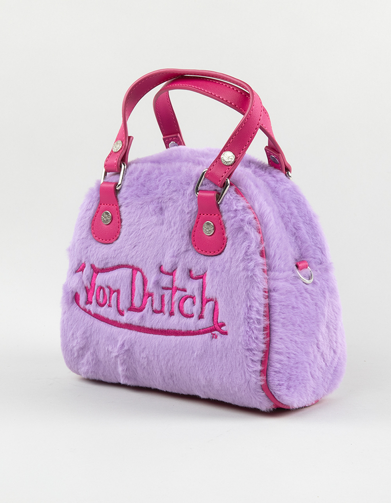 VON DUTCH Furry Bowling Bag image number 1
