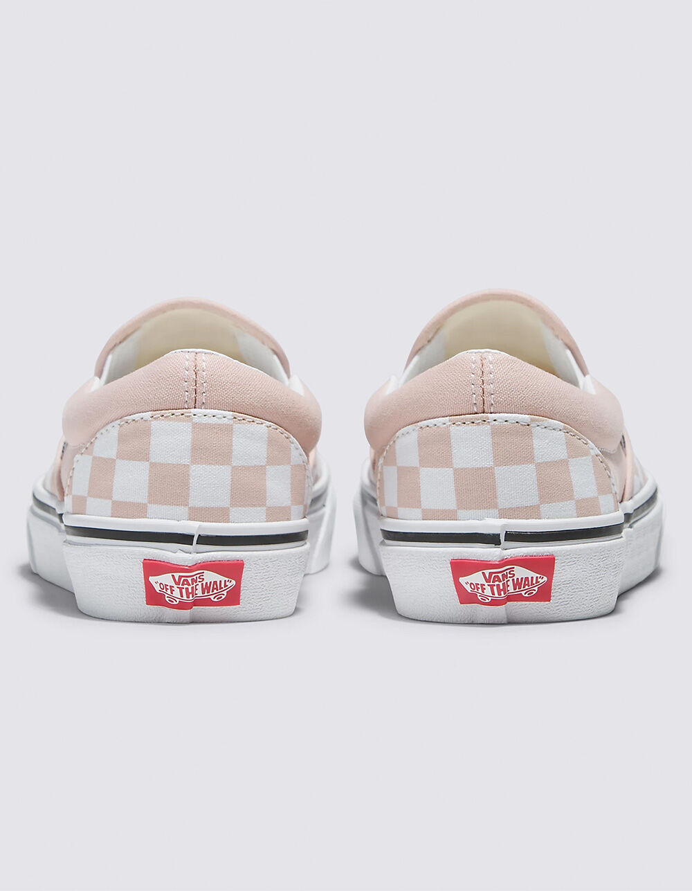 checkered rose vans