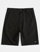 GROM Off Road Black Boys Hybrid Shorts image number 1