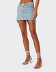 EDIKTED Jessie Denim Mini Skirt image number 3
