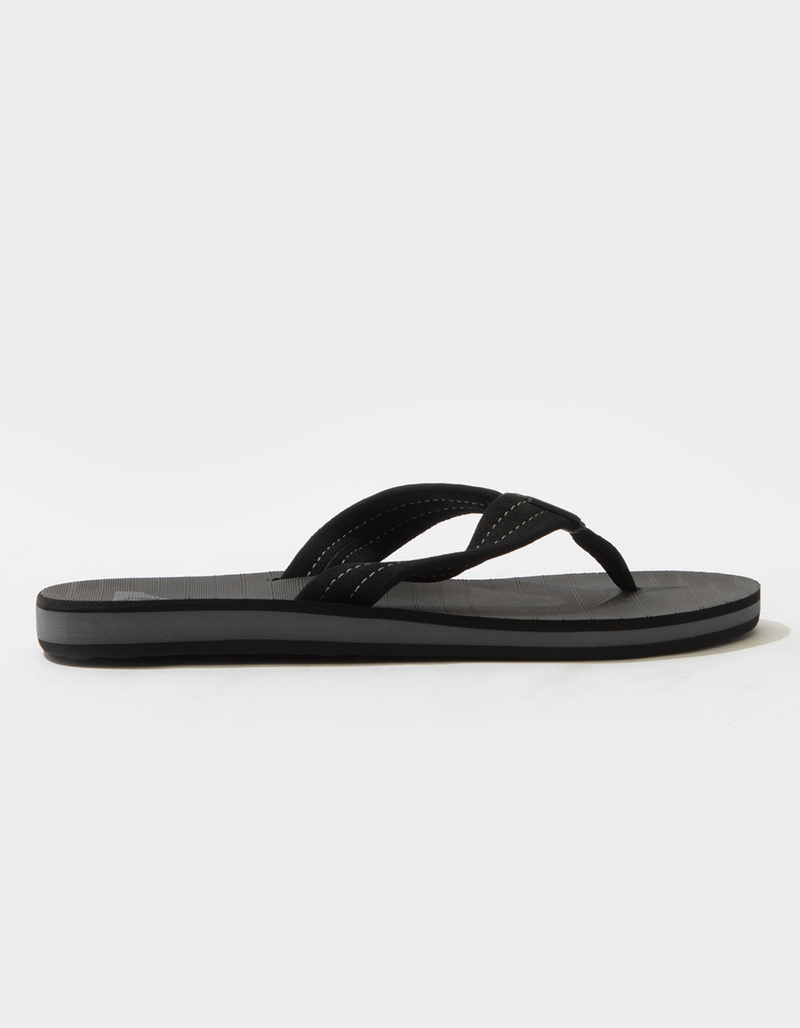 QUIKSILVER Carver Suede Mens Flip Flops image number 1