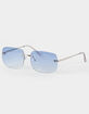 FULL TILT Rimless Rhinestone Star Sunglasses image number 1