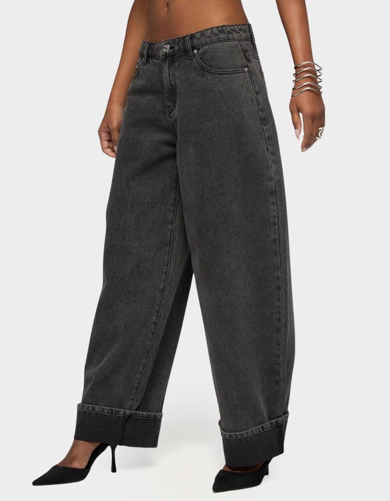 EDIKTED Kella Low Rise Baggy Jeans image number 1