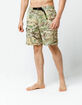 HUF Crosby Camo Mens Volley Shorts image number 4