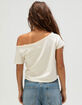 FULL TILT Lily Womens Off The Shoulder Top image number 4